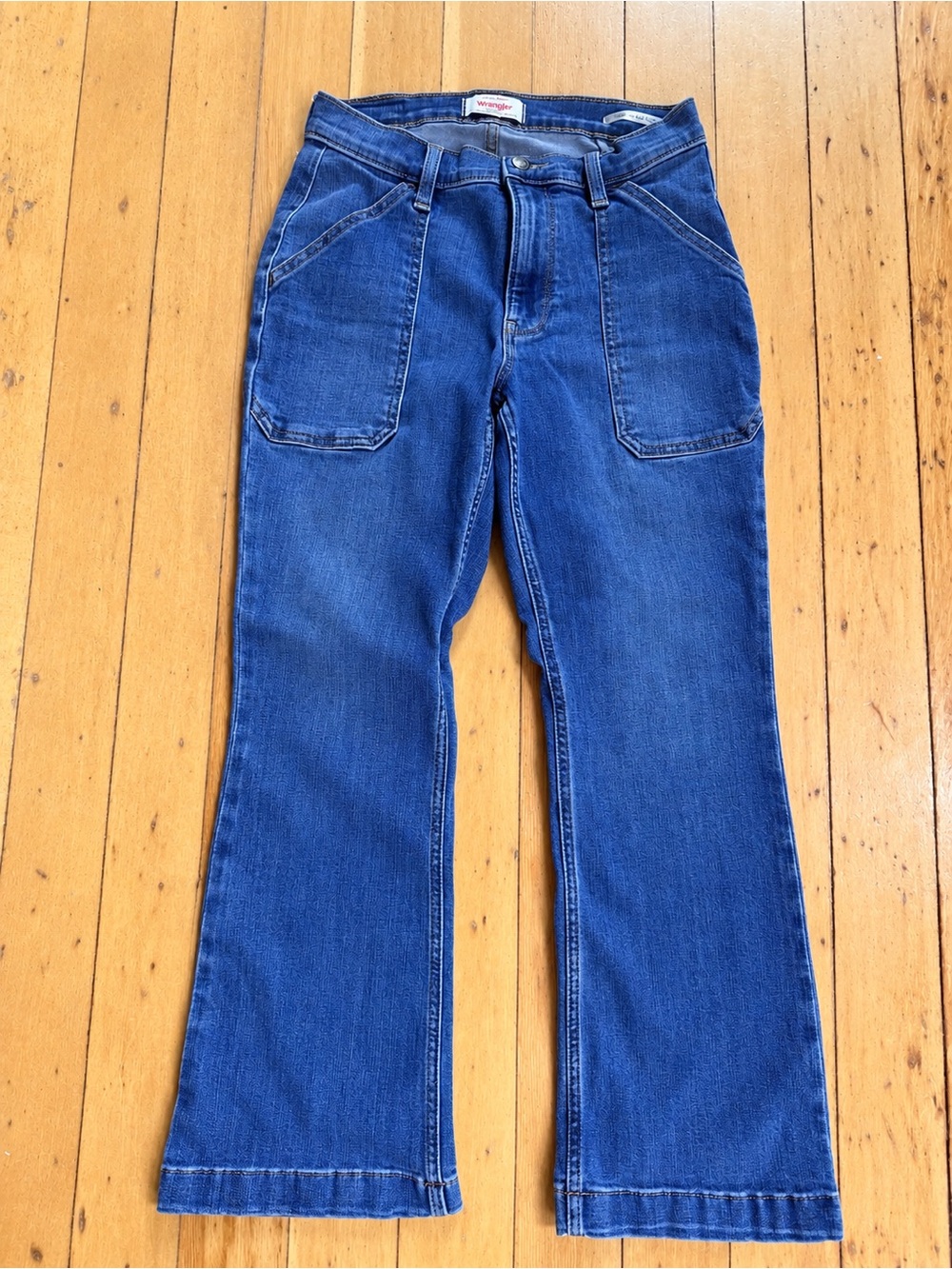 Wrangler Women's Dark Blue Flare Jeans